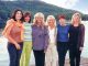 Chris Turner, Anne Woods, Judi Macy, Suzanne Schaffer, Lyn Pechuls & Donna Brigham meet in the Adirondack Mountains in July 2001. This trip was the beginning of the journey in authoring The Mothers' Club.
