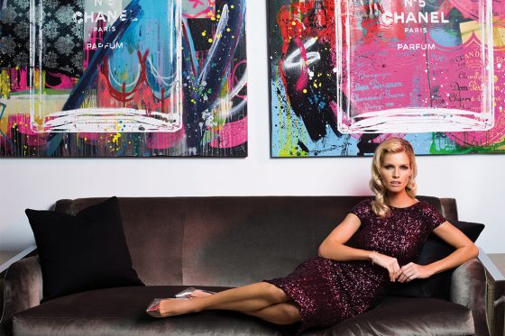 ‘Marcela’ Sequin Body Con Dress by Dress The Population, $248, available at Nordstrom. Uloaviel Pumps by Aldo, $59.95, available at DSW. Pave Flex Cuff Bracelet by Nordstrom Rack, $14.97, available at Nordstrom Rack. Crystal Oval Drop Earrings by Nadri, $25.97, available at Nordstrom Rack.