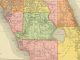 Rand-McNally's "Florida" from 1904 showing the county of Brevard (orange) extending down to Dade County & The Everglades (yello). Photography: State Archives of Florida, Florida Memory.