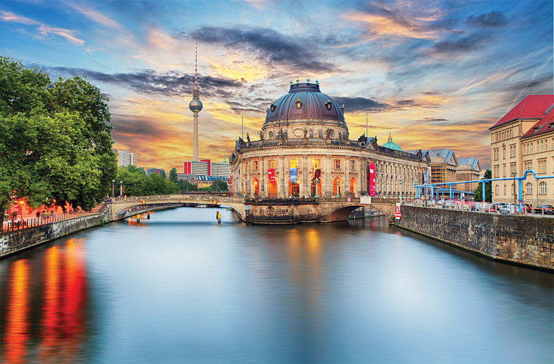 "Museum Island" on the Spree River with the Bode Museum in the foreground. Photography: Shutterstock / TTStudio.