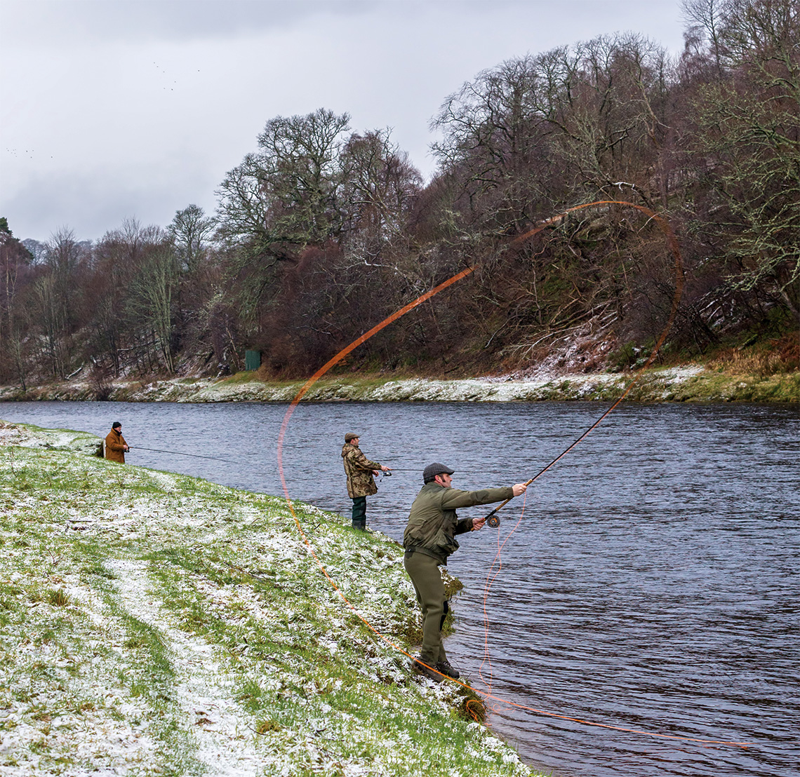 Salmon fishing the River Spey. Photography: Shutterstock / JasperImage.