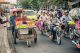 Heavy traffic through the city streets of Phnom Penh. Photography: Shutterstock / Pzaxe.