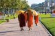 Cambodian monks walking on the street. Photography: Shutterstock / Olegd.