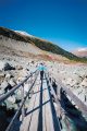 Hiking near the Morteratsch Glacier. Photography: shutterstock / Bastian Bodyl.