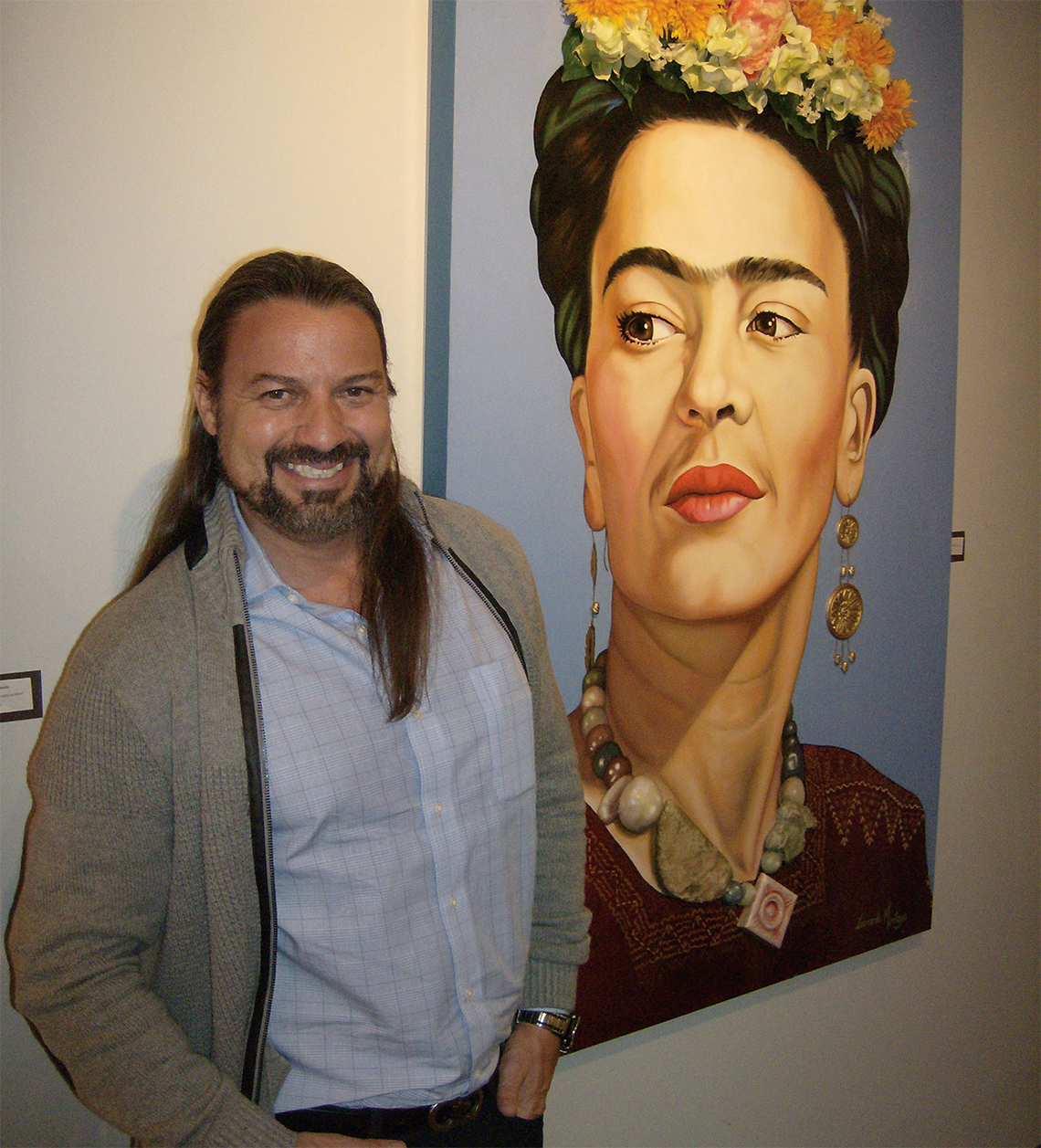 Rafael Morales, representative of painter Leonardo Montoya.