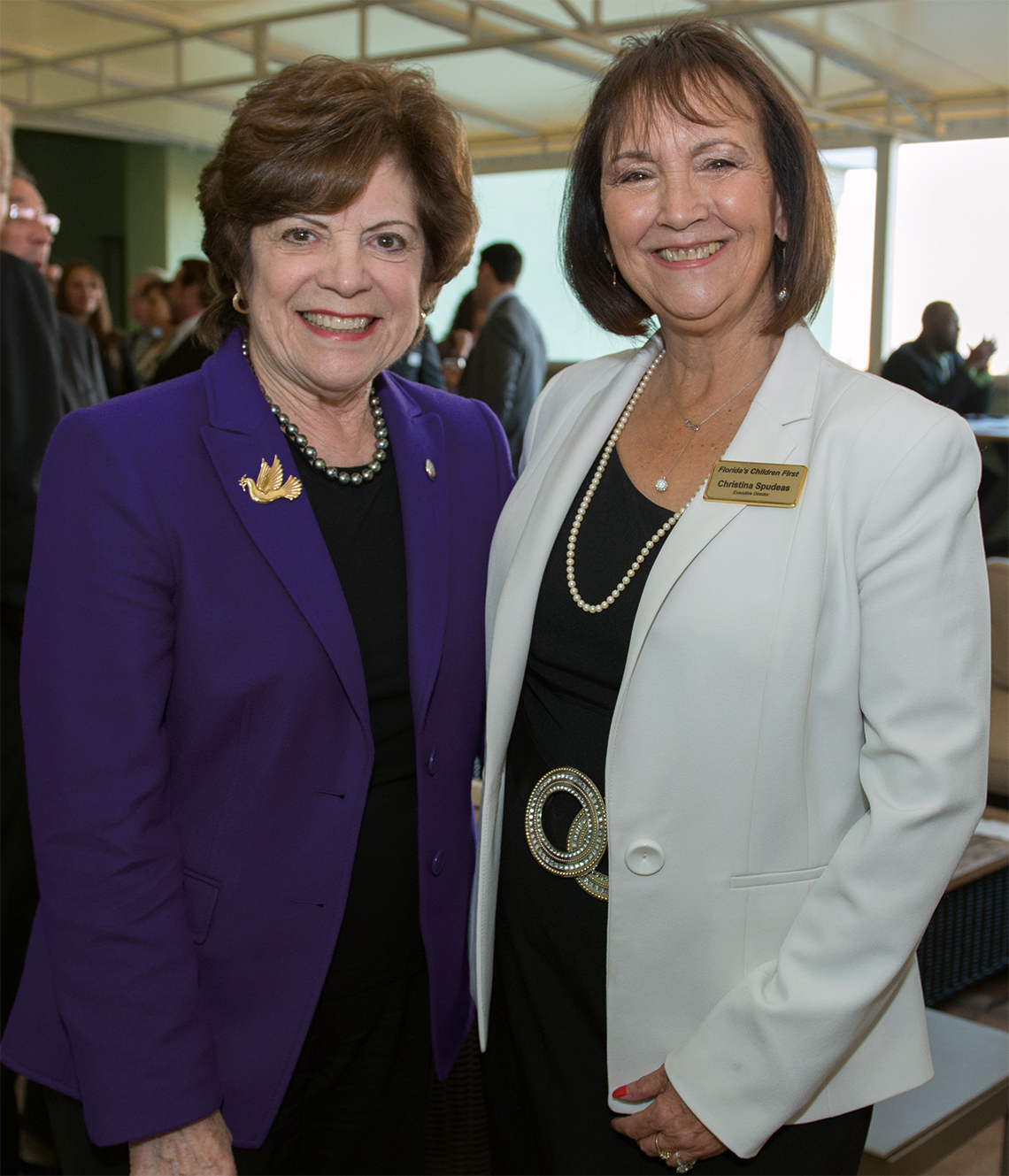 Senator Nan Rich and Christina Spudeas