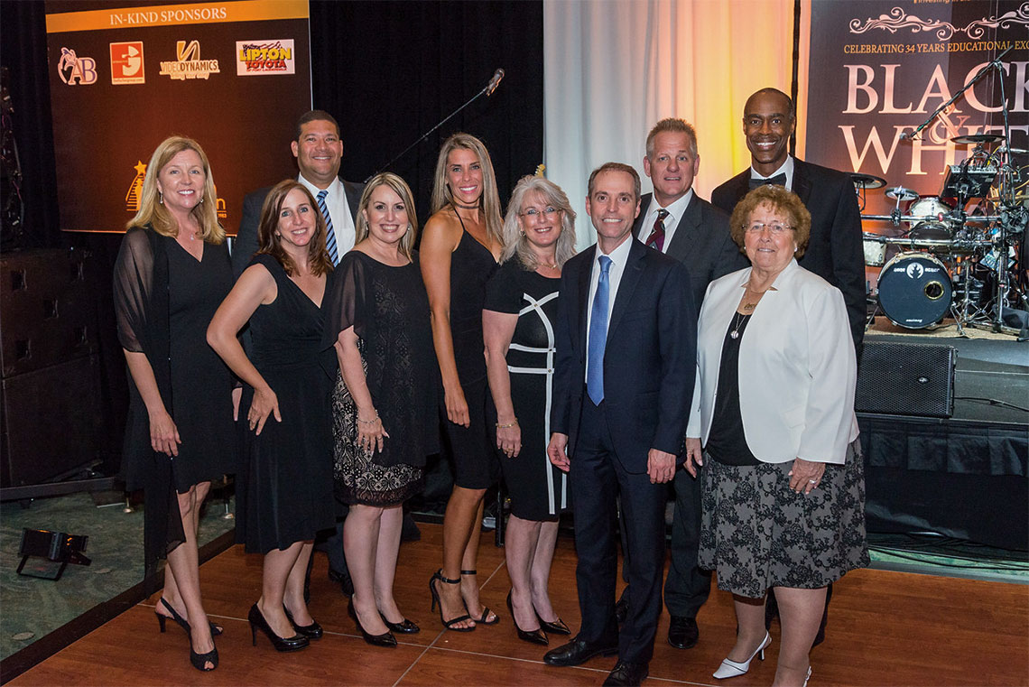 Broward County School Board members and Superintendent Robert Runcie with the team from Memorial Healthcare System.