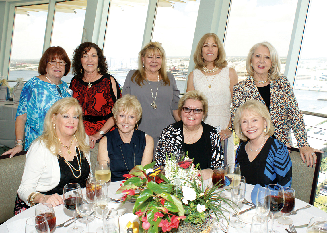 Seated: Marian McCray-DeLoach, Judy Samples, Birgit Fillingame and Anne Allen. Standing: Wendy Walters, Linda Spaulding White, Lee Sheffield, Jane Brand-Eagon and Christine Galvin