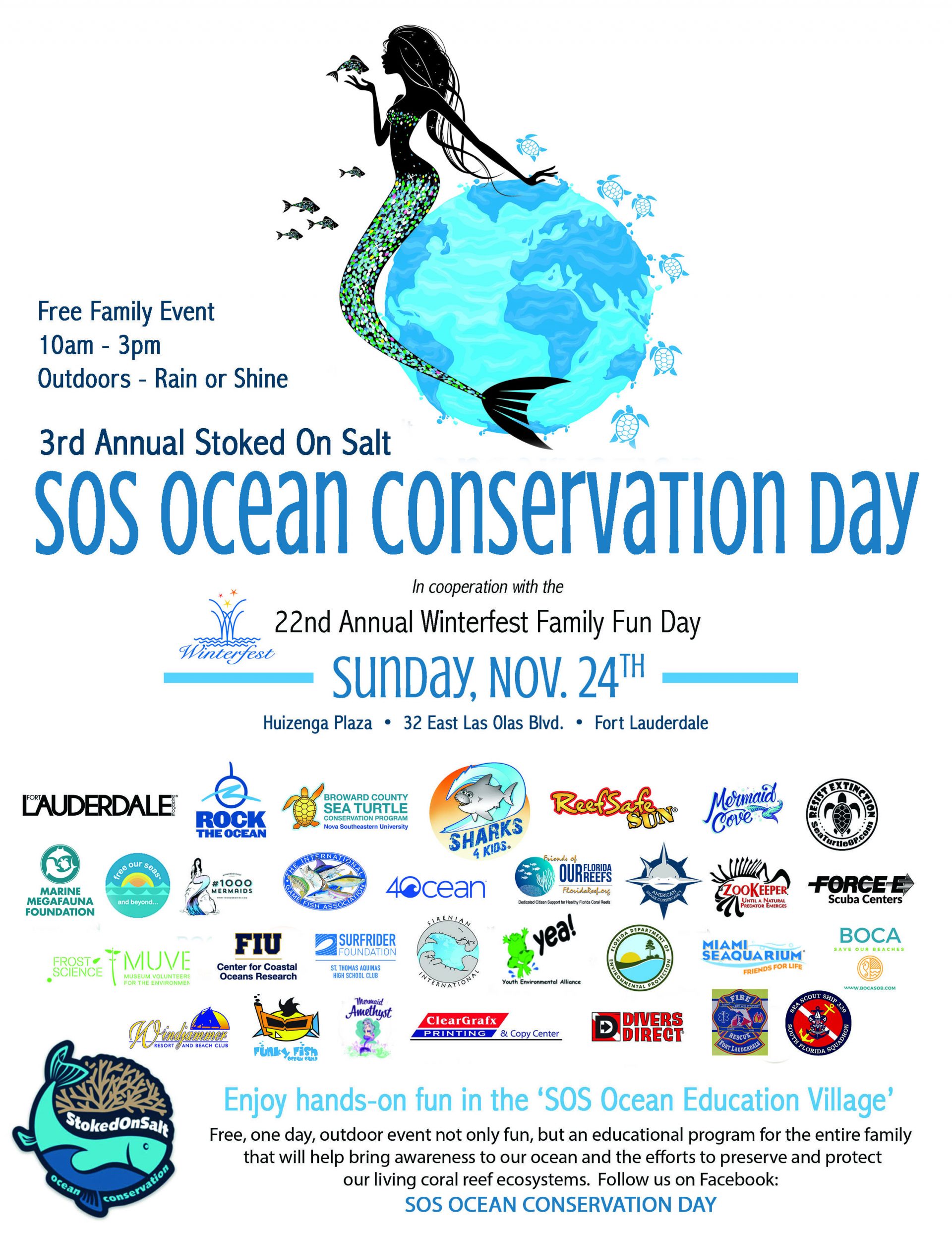 3rd annual SOS Ocean Conservation Day