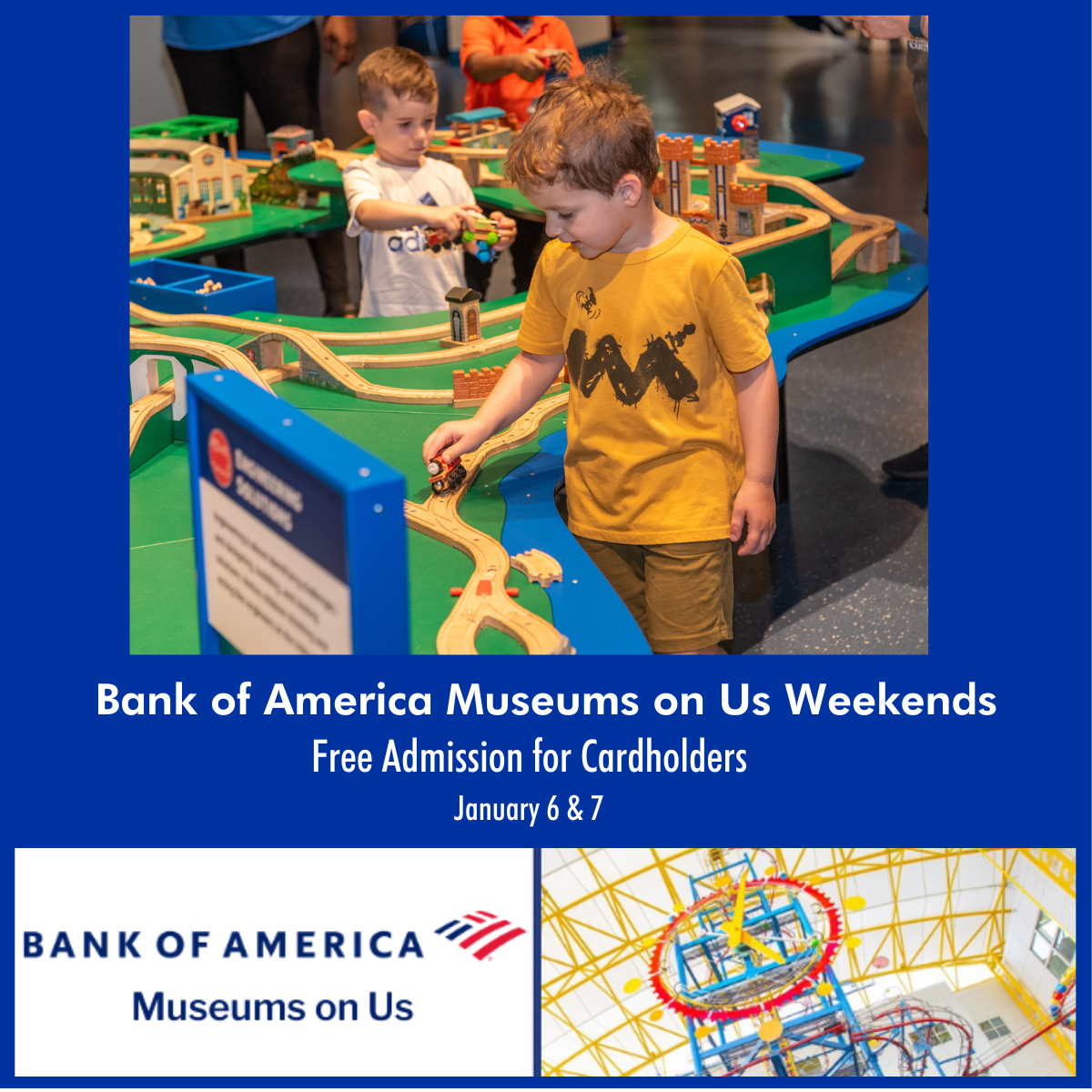 Bank of America Museums on Us Free Weekend at Museum of Discovery and